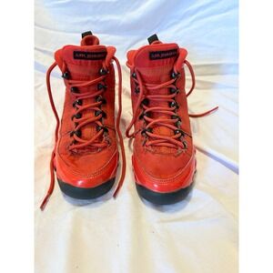 Kids Jordan Air 9 Basketball Shoes Red Sz 4Y 302359‎ 600